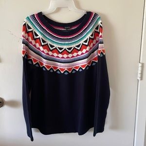 Talbots multicolor sweater